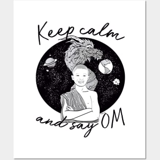 Keep Calm and say OM Posters and Art